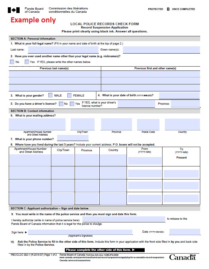 View Sample FORM